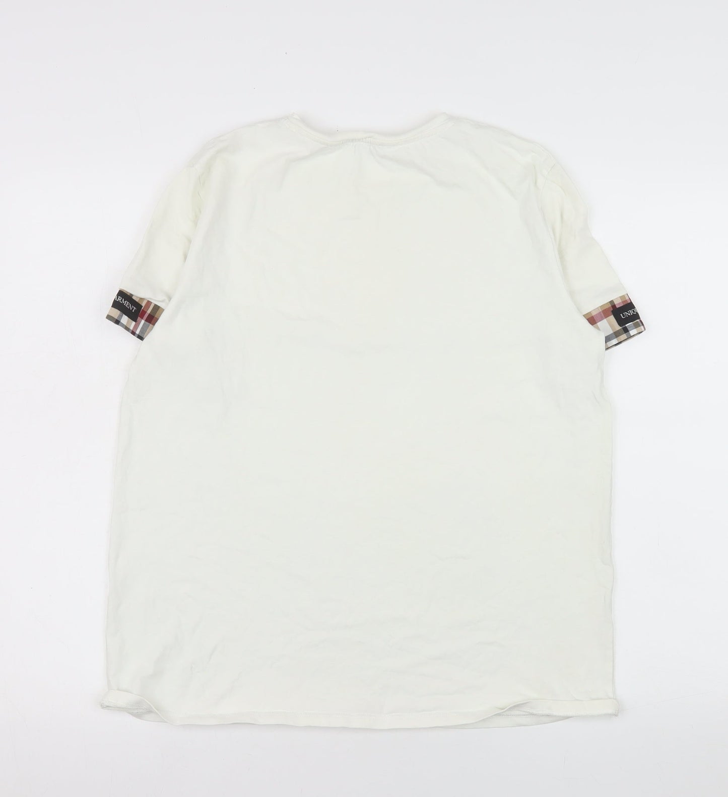 Womens UK Size 12 Zara White Basic T-Shirt