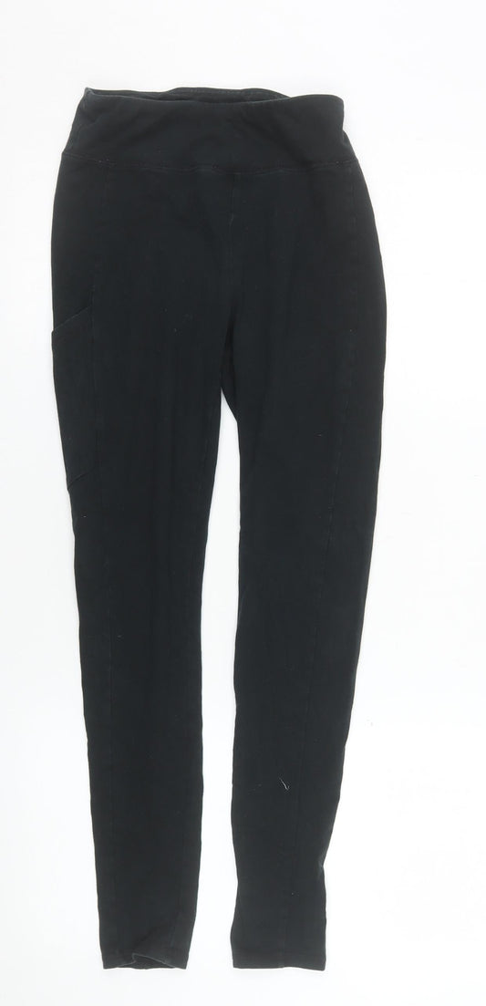 Womens UK Size S Hollister  Leggings Black Leggings