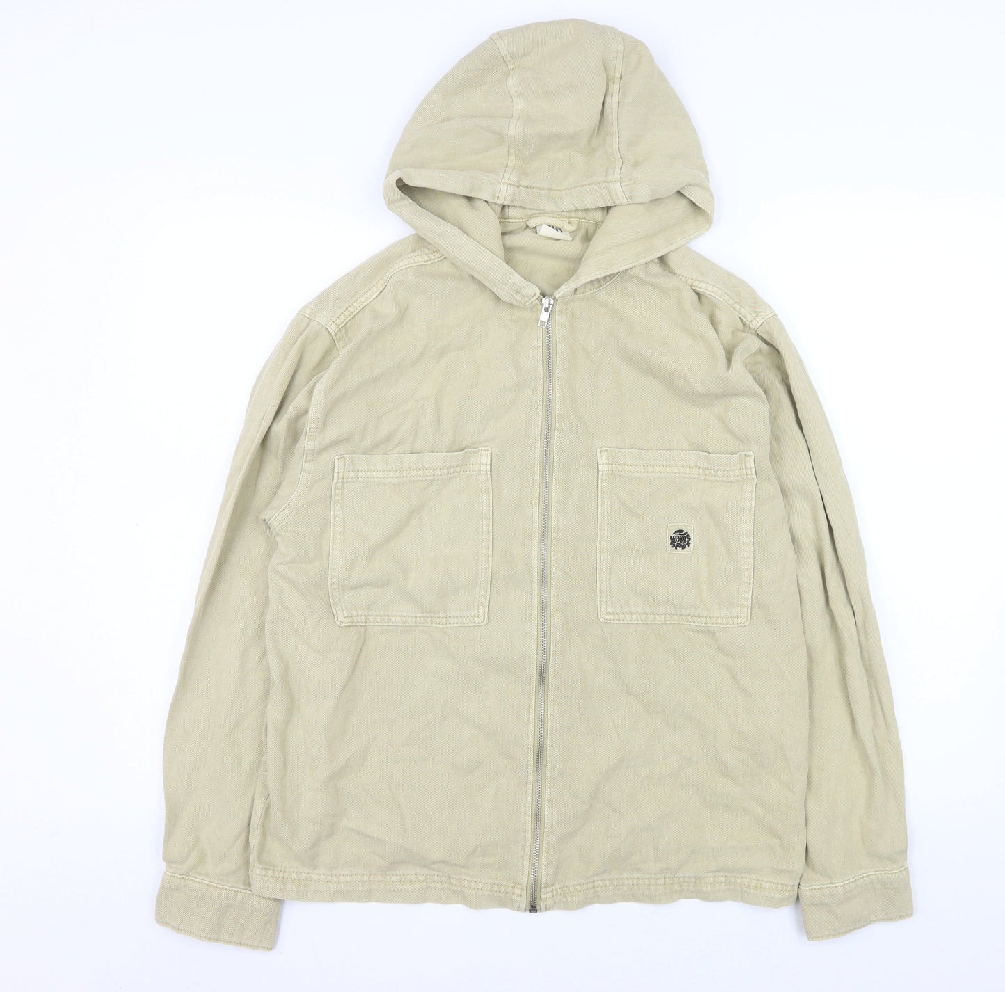 Boys UK Size 13-14 Years Zara Beige Basic Jacket