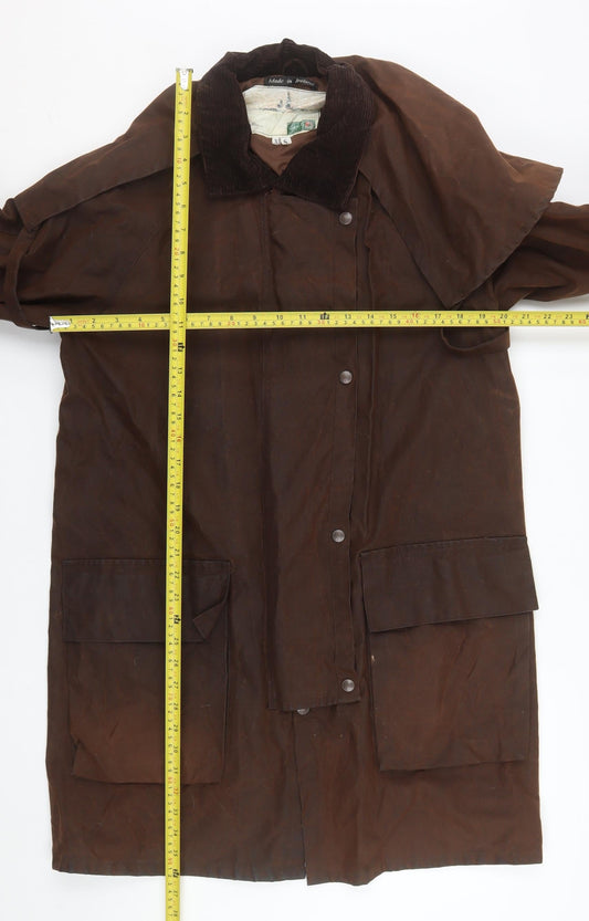 Mens UK Size XS Jack Murphy Brown Rain Coat