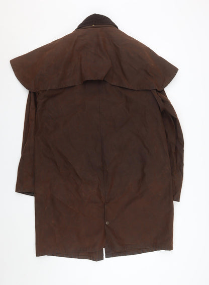 Mens UK Size XS Jack Murphy Brown Rain Coat