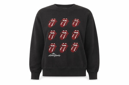 Womens UK Size XS H&M Black Pullover Sweatshirt