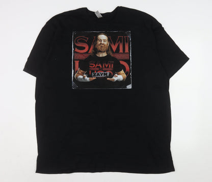 Mens UK Size 3XL Gildan Black  T-Shirt