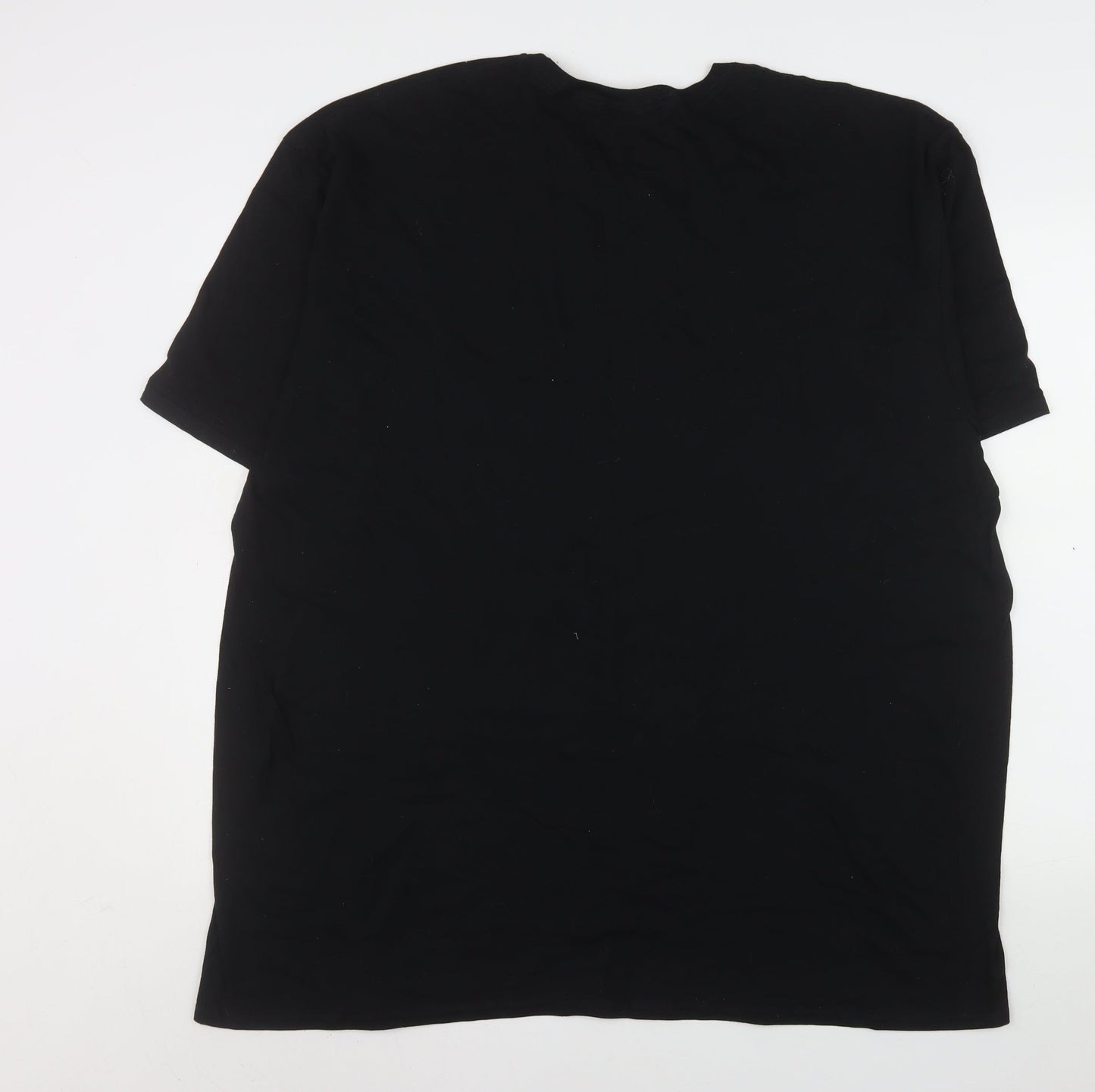 Mens UK Size 3XL Gildan Black  T-Shirt