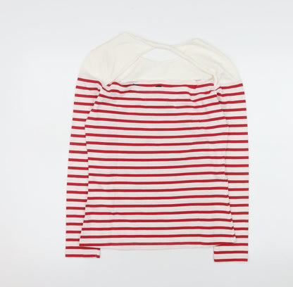 Womens UK Size 8 Superdry Red Basic T-Shirt
