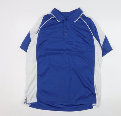 Mens UK Size M Cougars Polyester Polo Shirt