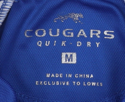 Mens UK Size M Cougars Polyester Polo Shirt