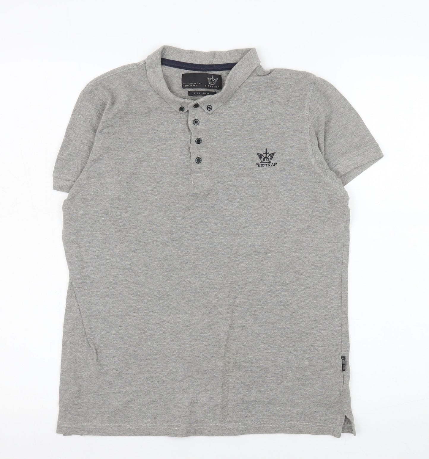 Mens UK Size S Firetrap 100% Cotton Polo Shirt