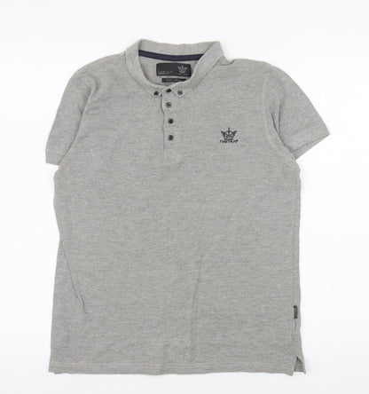 Mens UK Size S Firetrap 100% Cotton Polo Shirt