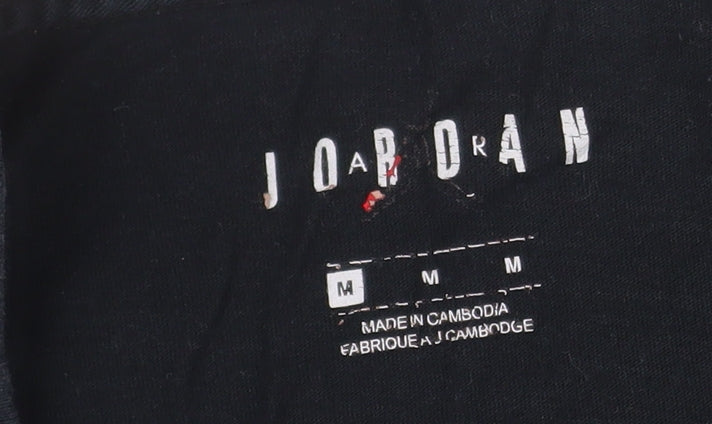 Mens UK Size M Jordan Black  T-Shirt