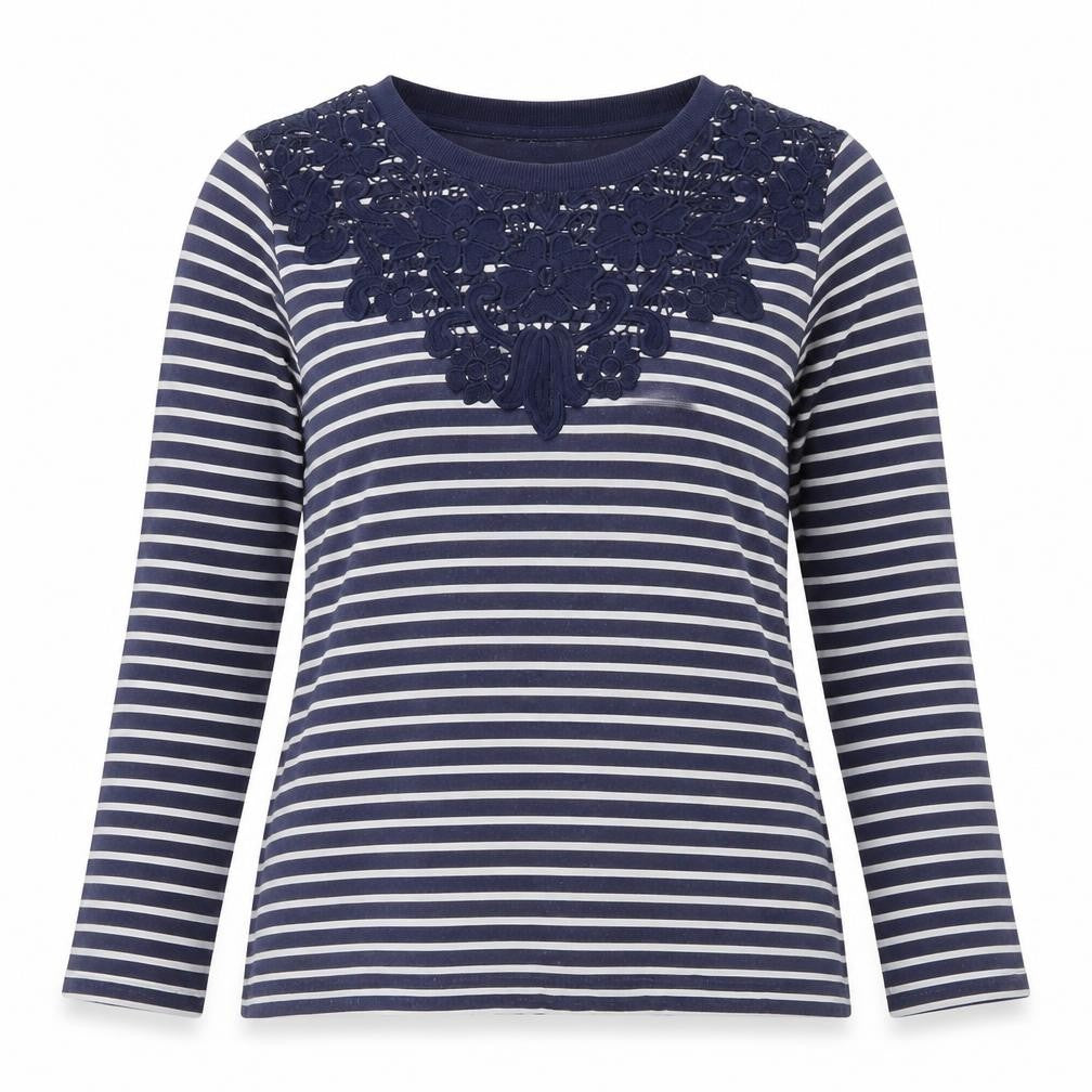 Womens UK Size 12 Bonmarché Blue Basic T-Shirt