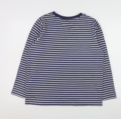 Womens UK Size 12 Bonmarché Blue Basic T-Shirt