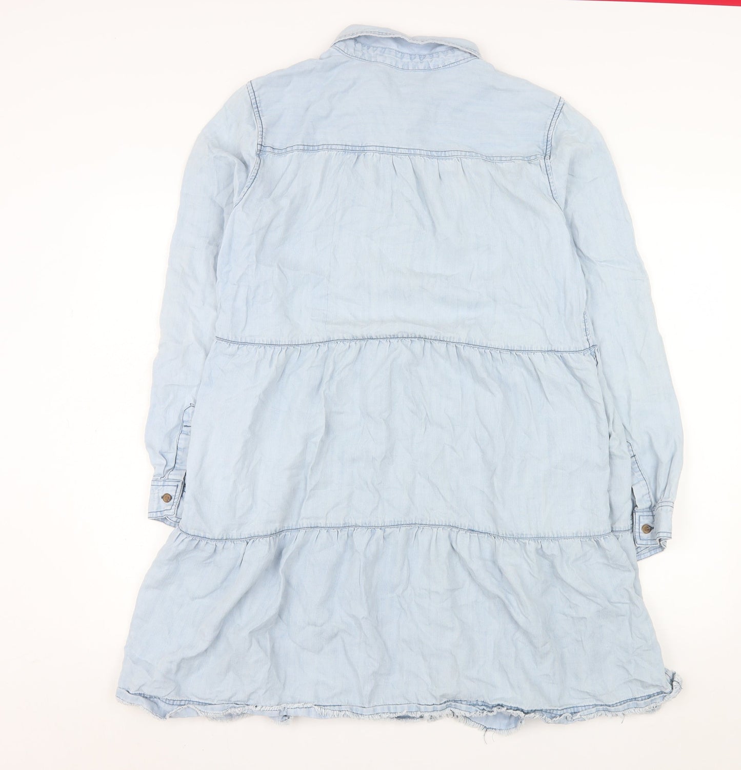 Womens UK Size L Velvet Heart Shirt Dress
