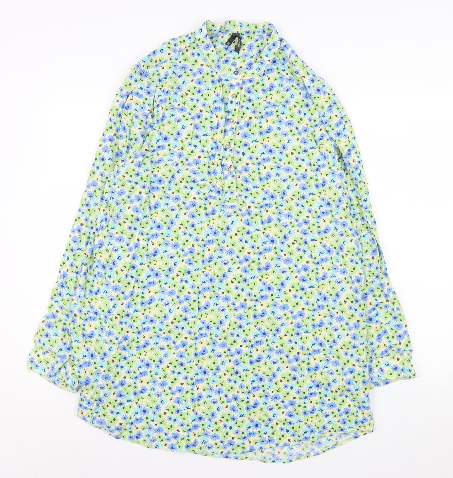 Womens UK Size 2XL DeFacto Multicoloured Tunic Blouse