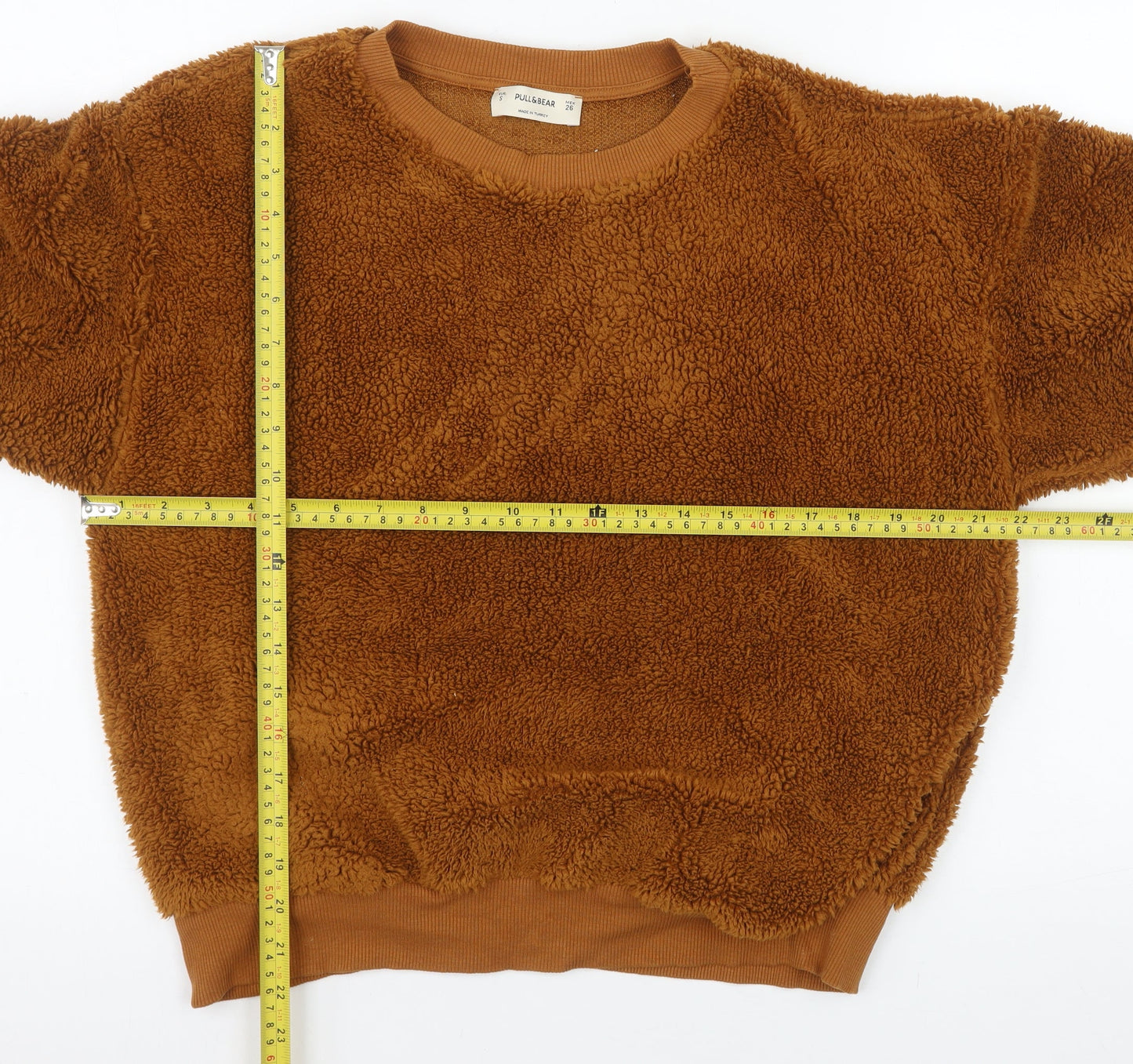Womens UK Size S Pull&Bear Brown Pullover Sweatshirt
