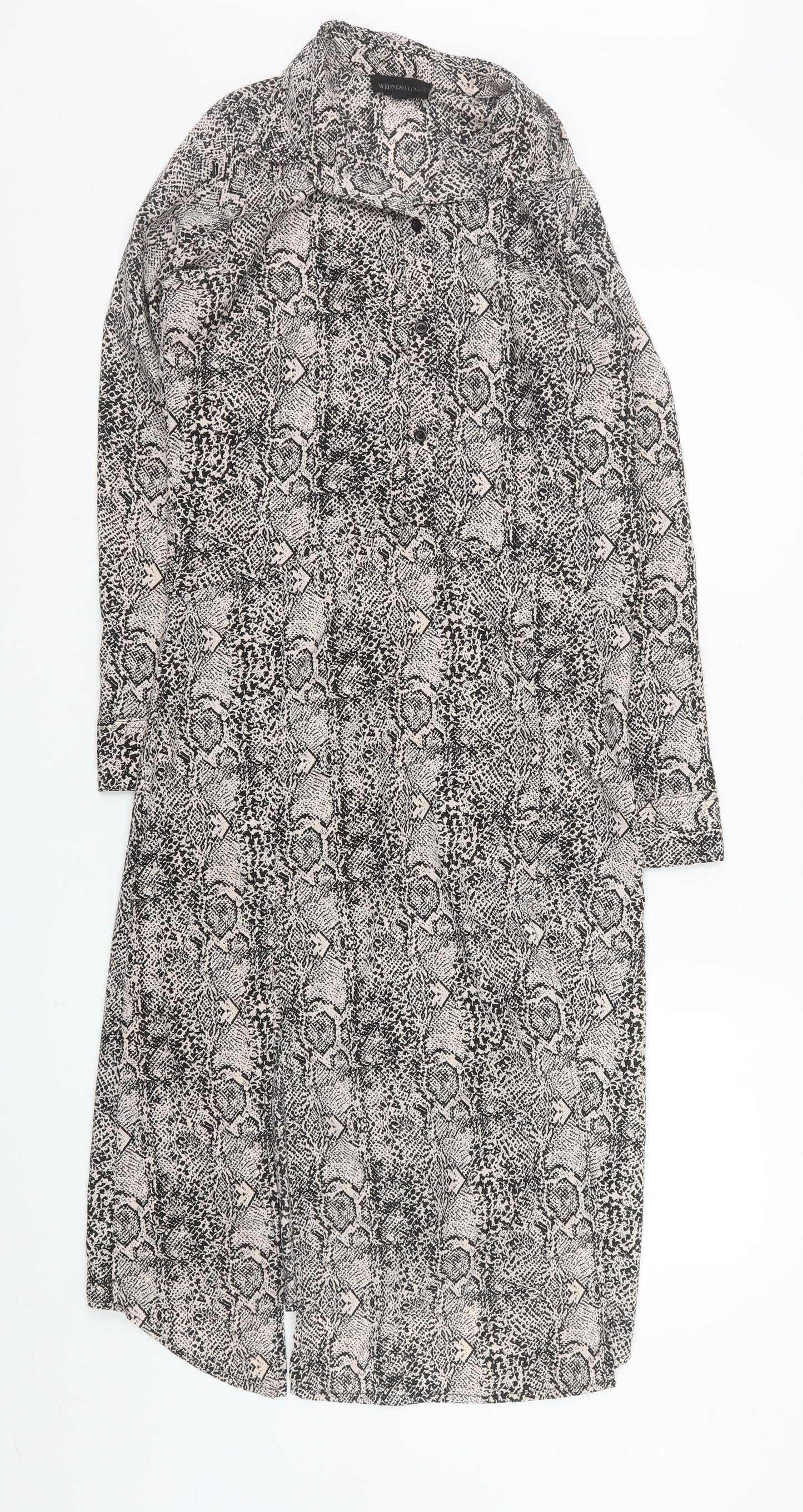 Womens UK Size XS WEDNESDAY'S GIRL Shirt Dress