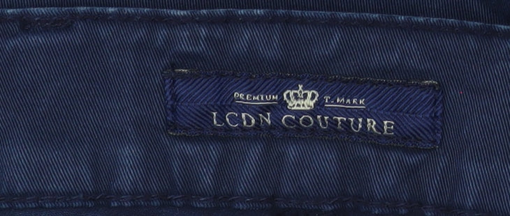Mens UK Size 34 LCDN Couture Regular Fit Chino Blue Trousers