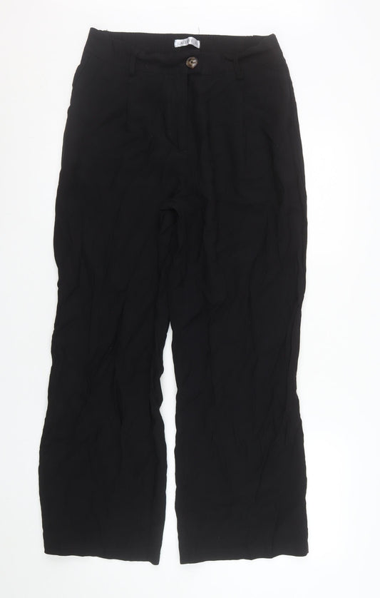 Womens UK Size 12 Gallery Regular Fit Business Casual Workwear Black Trousers