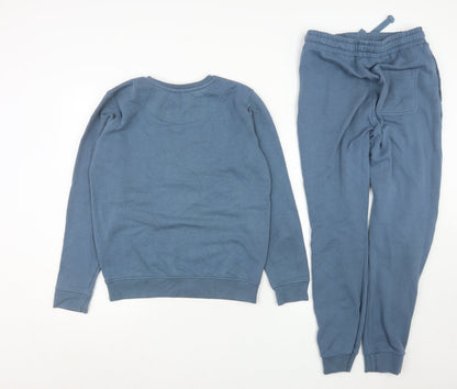 Ben Sherman Boys Blue 10-11 Years Cotton Blend Sweatshirt Jogger Set