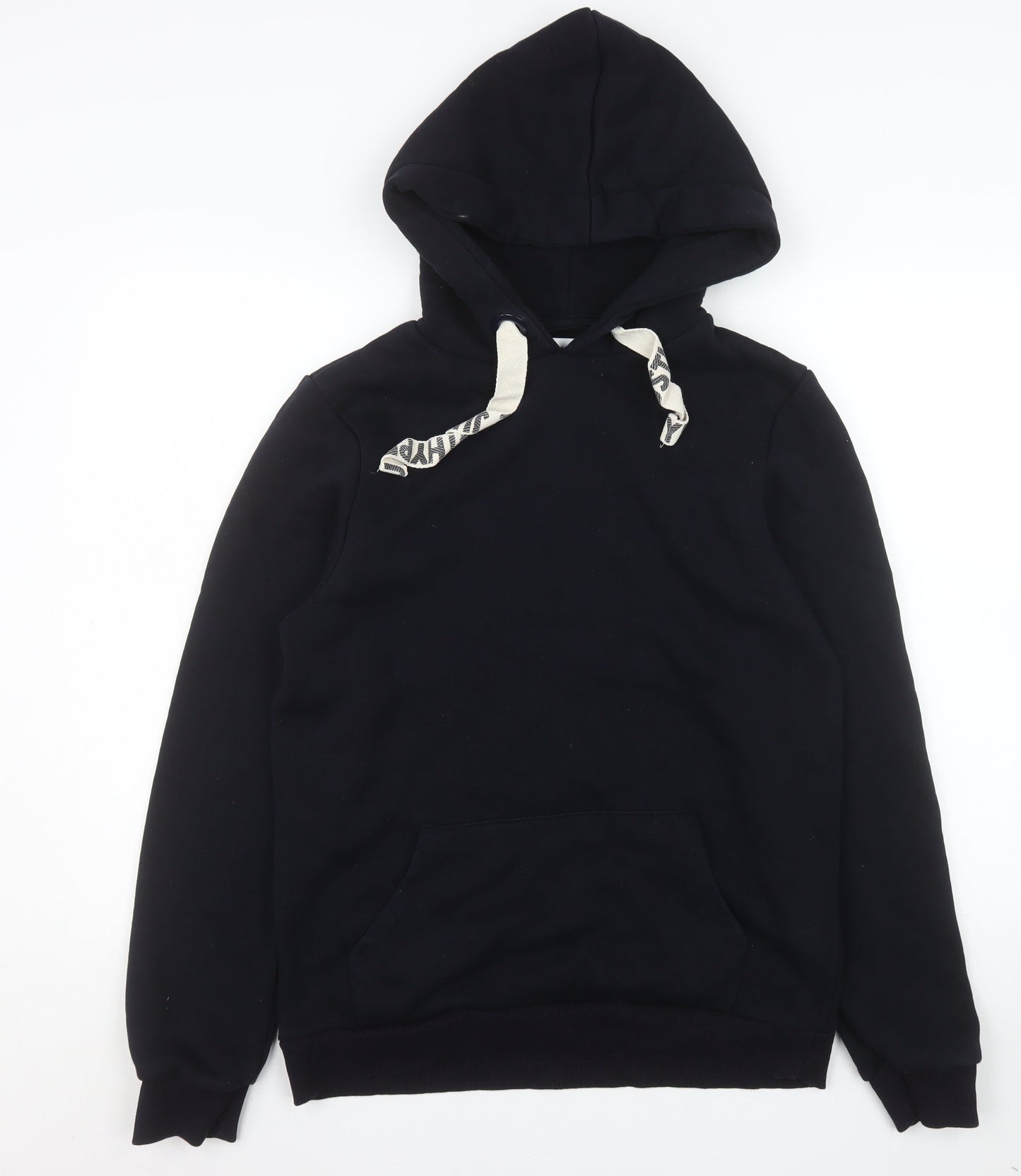 Womens UK Size 10 Hype Black Pullover Hoodie