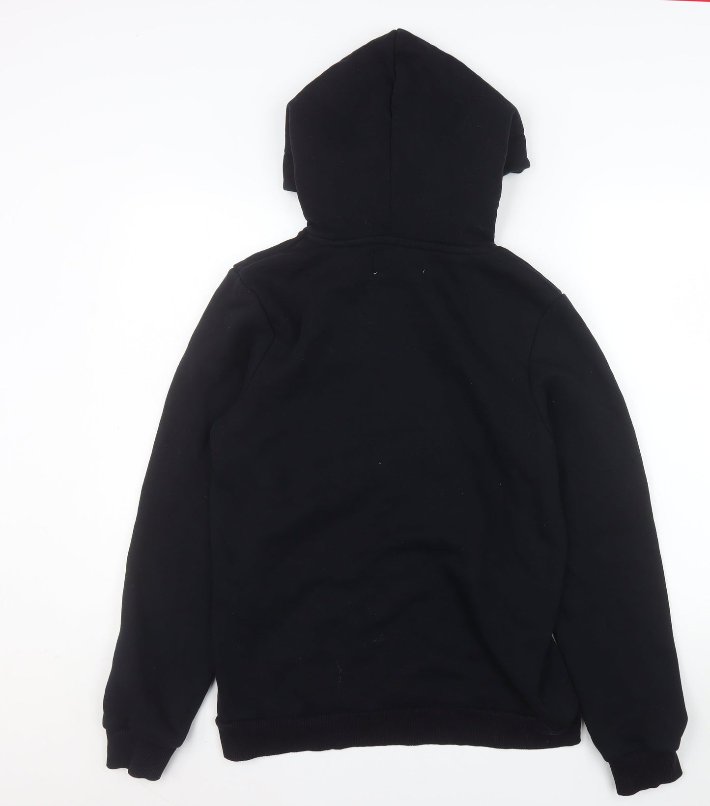 Womens UK Size 10 Hype Black Pullover Hoodie