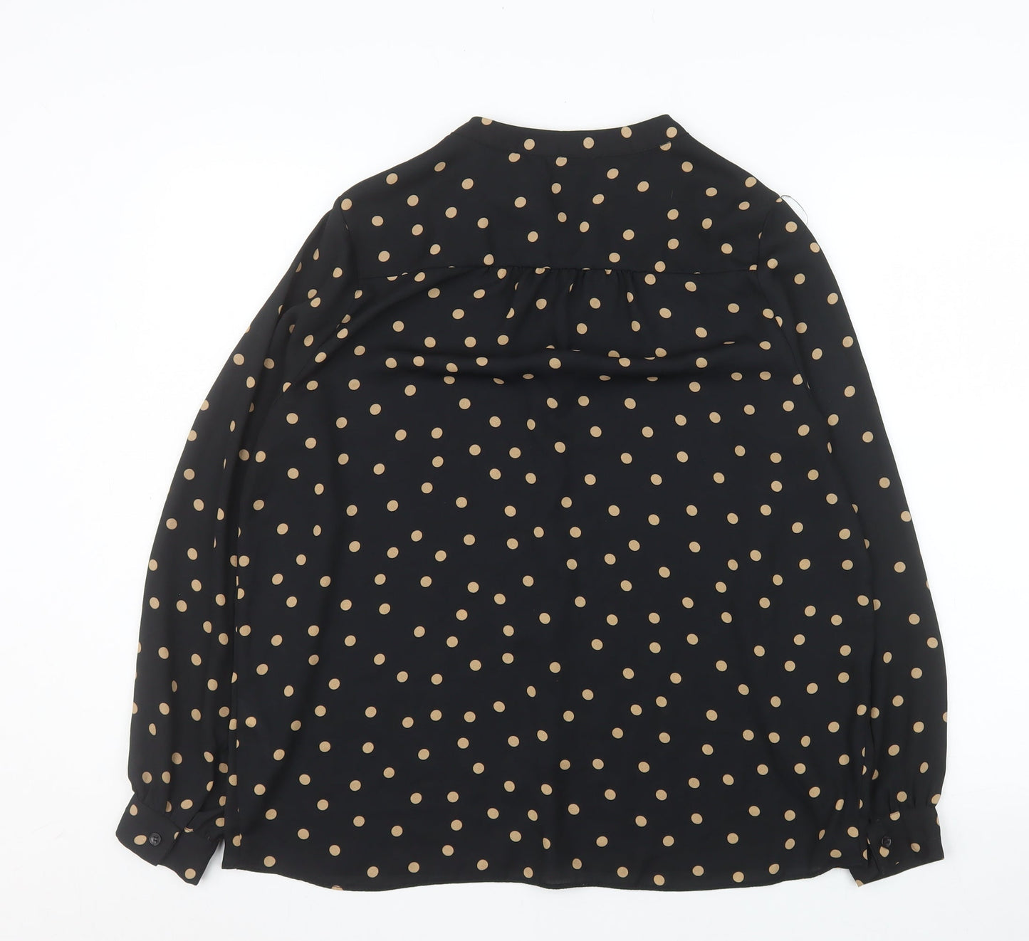 Womens UK Size 14 Dunnes Stores Black Basic Blouse