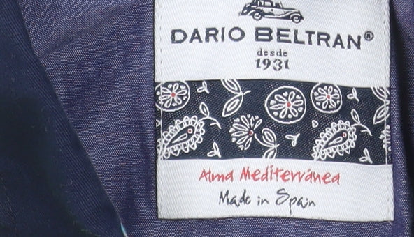 Mens UK Size M Dario Beltran 100% Cotton Polo Shirt