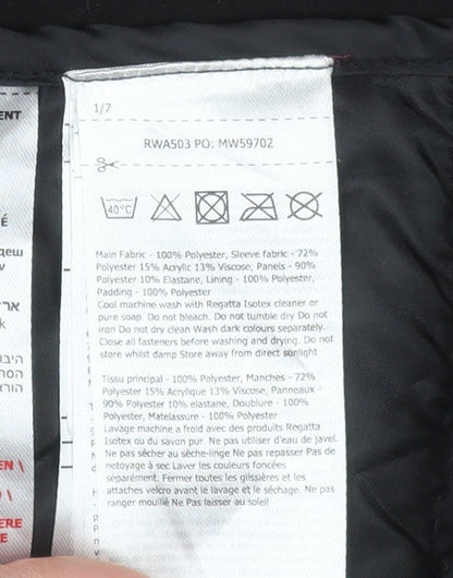 Womens UK Size 16 Regatta Black Puffer Jacket