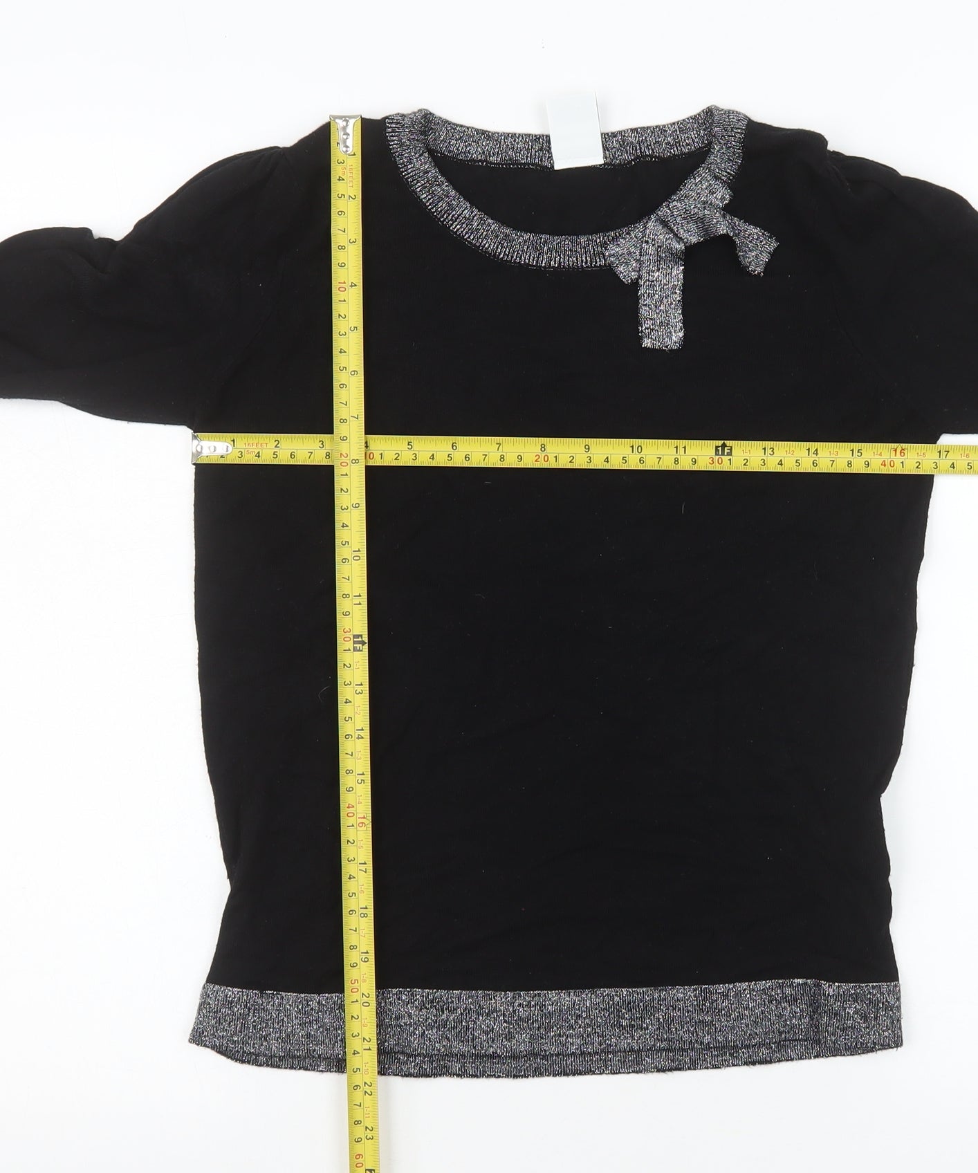 Womens UK Size M VERO MODA Black Pullover Jumper