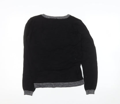 Womens UK Size M VERO MODA Black Pullover Jumper