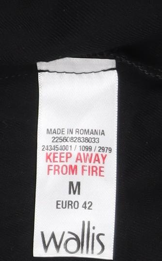 Womens UK Size 14 Wallis Black Basic Jacket