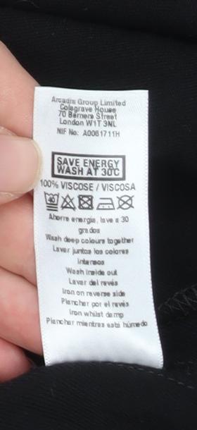 Womens UK Size 14 Wallis Black Basic Jacket