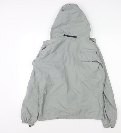 Boys UK Size S Conquista Grey Rain Coat