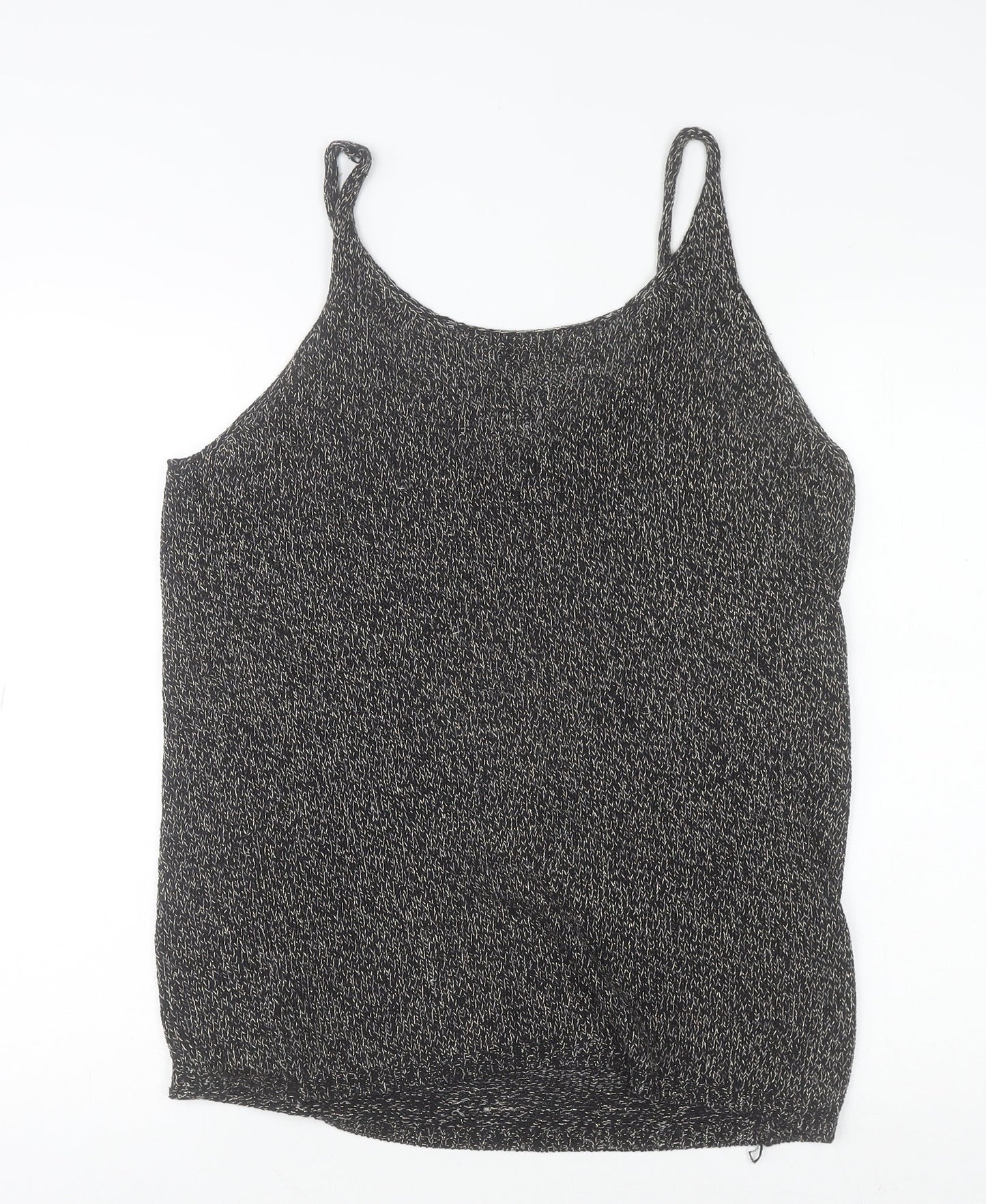 Womens UK Size 16 F&F Black Camisole Tank