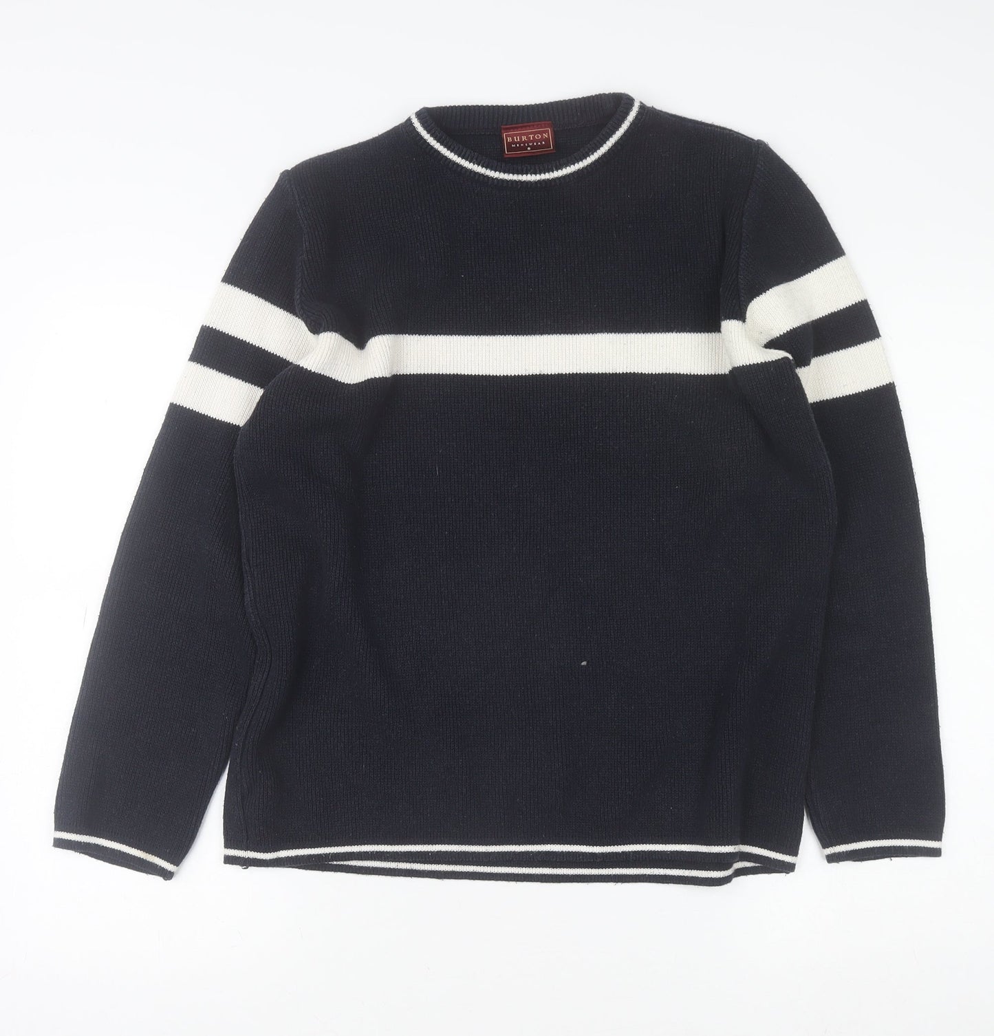 Mens UK Size S Burton Black Pullover Jumper