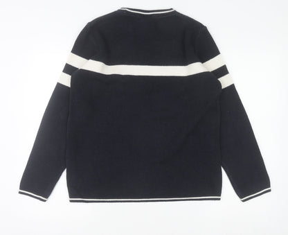 Mens UK Size S Burton Black Pullover Jumper