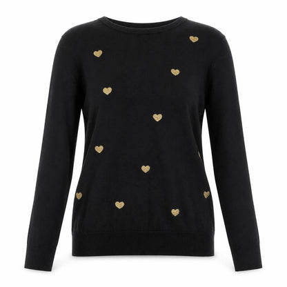 Womens UK Size 12 Dorothy Perkins Black Pullover Jumper