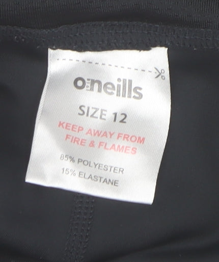 Womens UK Size 12 O'Neills Slim Fit Leggings Black Leggings