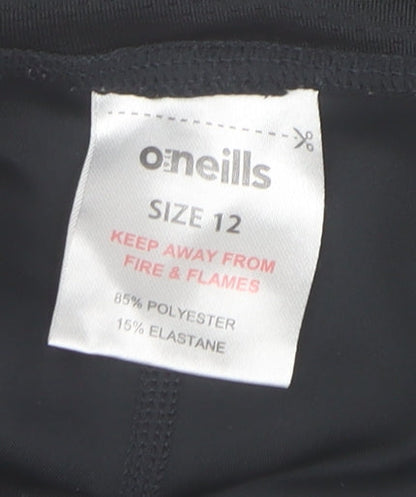 Womens UK Size 12 O'Neills Slim Fit Leggings Black Leggings