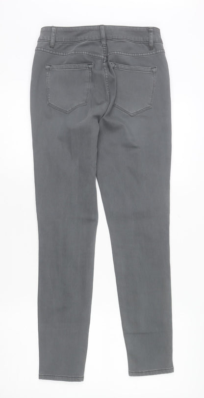 Womens UK Size 10 Toxik3 Slim Fit Skinny Grey Jeans