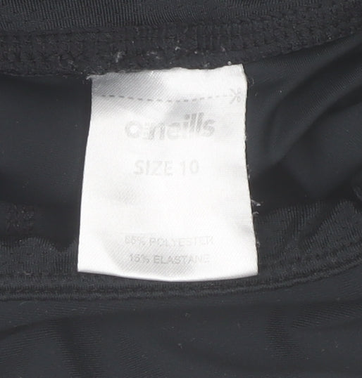 Womens UK Size 10 O’Neills Slim Fit Leggings Black Leggings