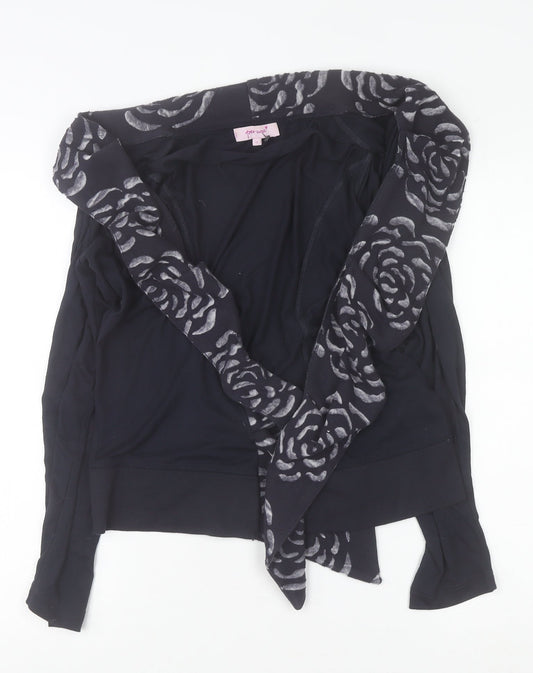 Womens UK Size 14 Marks and Spencer Black Cardigan Jumper
