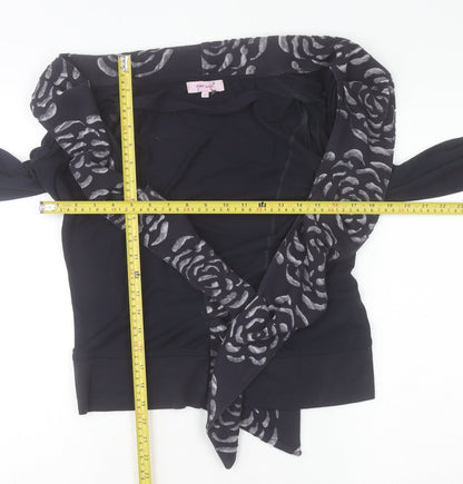 Womens UK Size 14 Marks and Spencer Black Cardigan Jumper