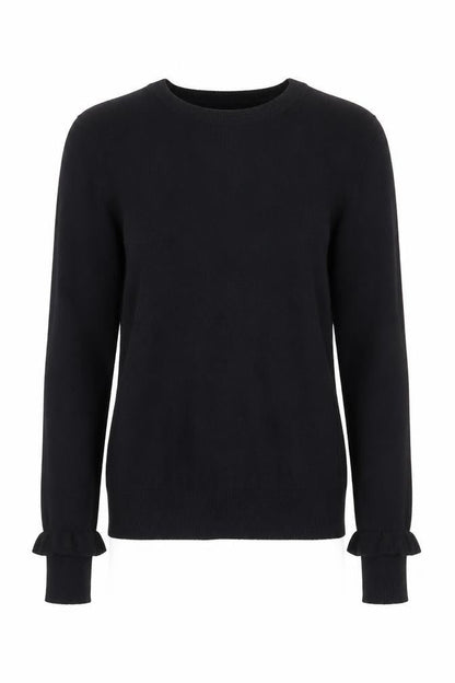 Womens UK Size 8 Zara Black Pullover Jumper