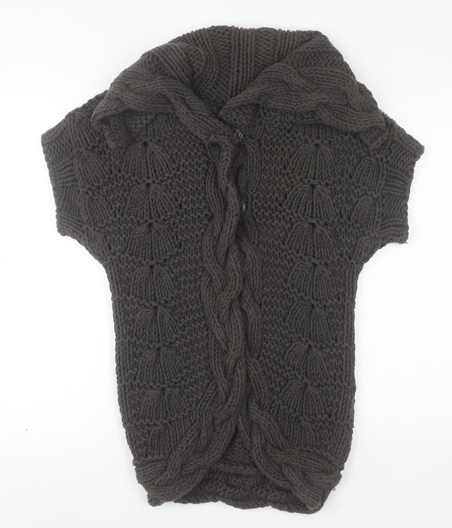 Womens UK Size S Ted Baker Brown Cardigan Jumper
