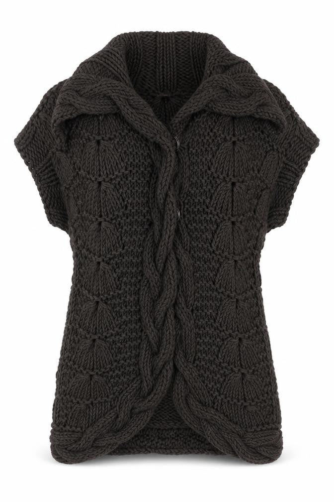 Womens UK Size S Ted Baker Brown Cardigan Jumper