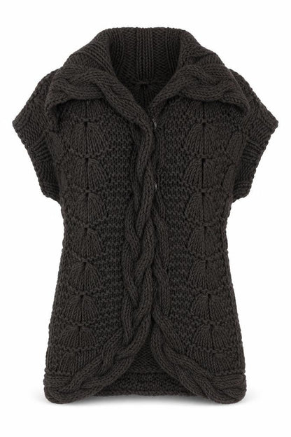 Womens UK Size S Ted Baker Brown Cardigan Jumper
