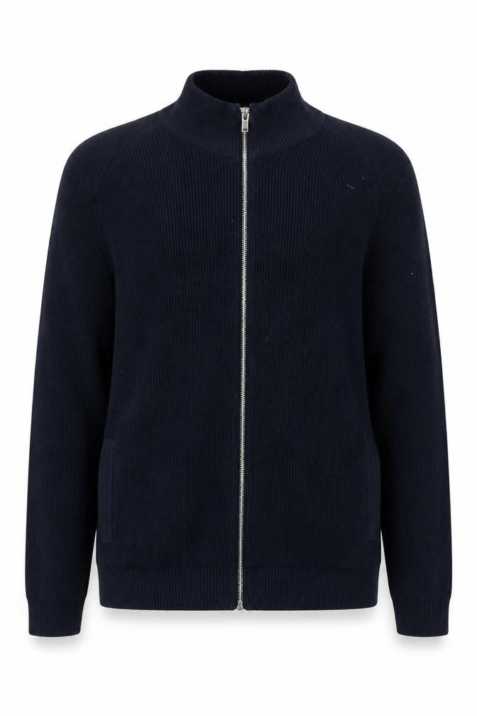 Mens UK Size L Marks and Spencer Blue Full Zip Sweatshirt
