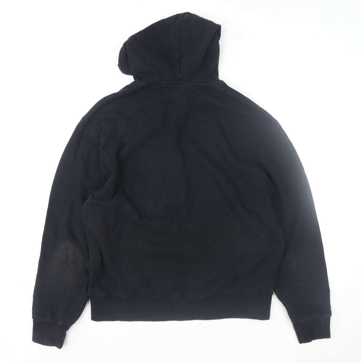 Mens UK Size L COLLUSION Black Pullover Hoodie