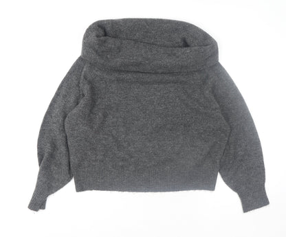Womens UK Size 12 H&M Grey Pullover Jumper